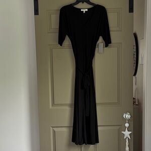 Chaus brand long Black Dress Size L